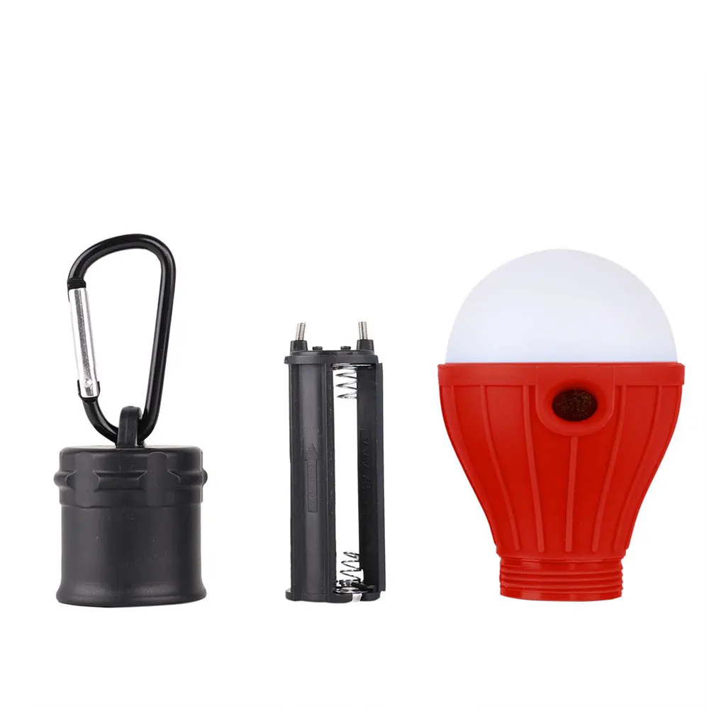 Carabiner Tent Lamp Fishing Emergency Light Camping Lights Flashlight Outdoor 3LED Travel Hiking Portable Multicolor
