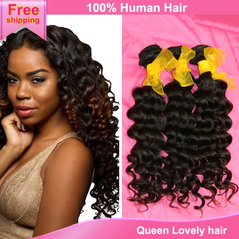 African American Deep Wave Hairstyles 4pcs Lot Discount Cheap