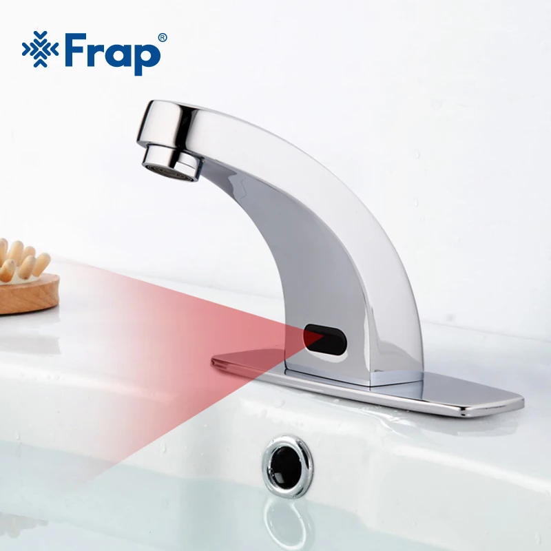 Frap Новое поступление сенсорный кран для раковины хромированный с инфракрасным