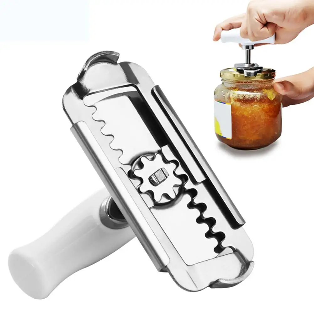 

Fast Bottle Jar Opener Stainless Steel Counterclockwise Twist Cap Off Opener Manual Bottle Unscrew Lid Gadgets
