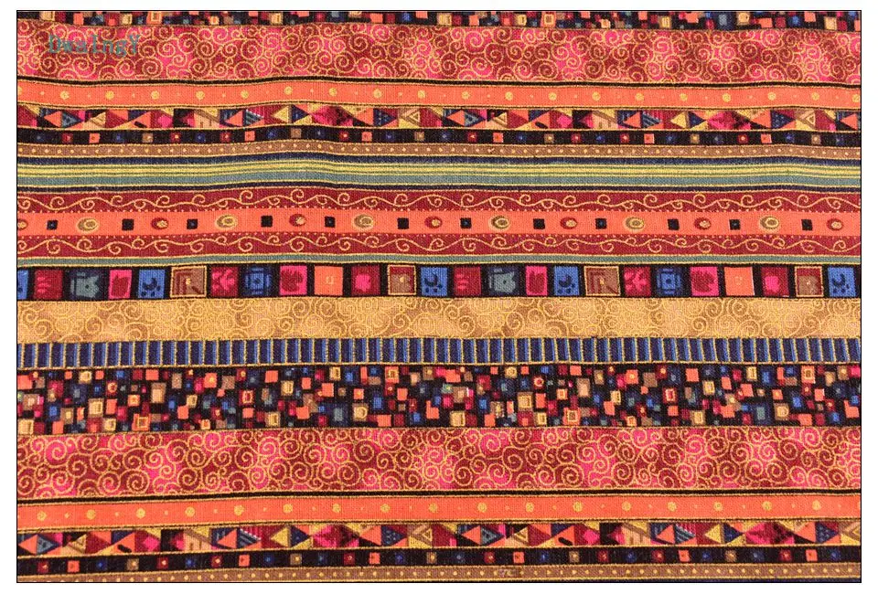 DwaIngY африканская печатная хлопковая льняная ткань для DIY лоскутное шитье стеганое платье диван Сумка стол, ткань занавеска