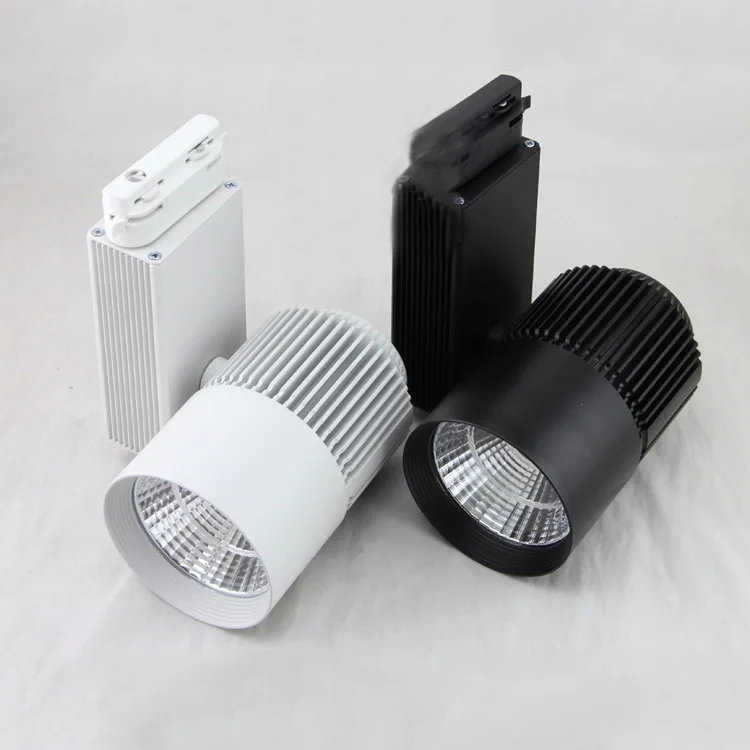 

Retail Sale Led Track Lighting 30W COB Track Spotlights For Indoor Clothes Decoration Lighting Rail Lamp AC85-265V