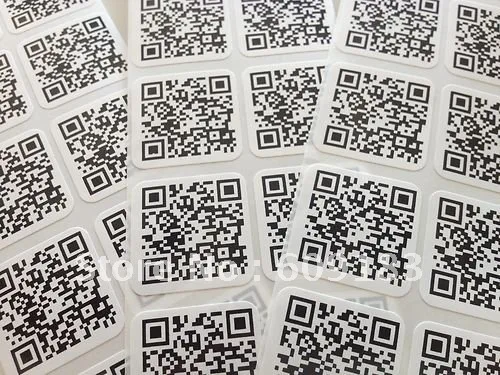 qr code sticker paper