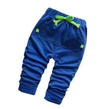 Новинка года, весенние штаны-шаровары для малышей высококачественные хлопковые штаны для малышей повседневные штаны для мальчиков брендовые штаны для мальчиков и девочек возрастом до 3 лет