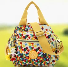 Nouveau kipled style sac à main d’épaule sac poupée porte-clés + femelle singe nylon voyage sacs Messenger Sac kiples Bolsa Feminina