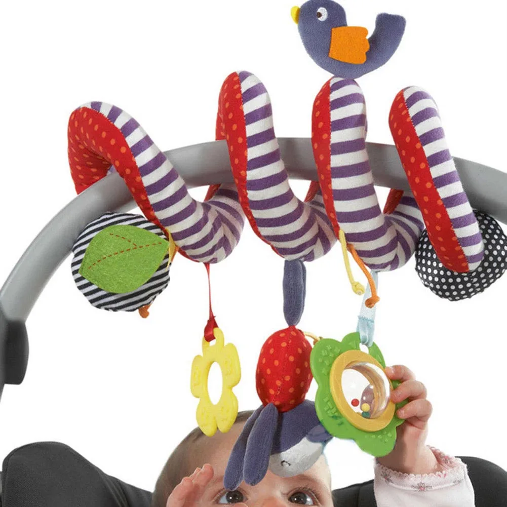 2017 Infant Toys Baby Crib Revolves Around The Bed Stroller Playing Toy