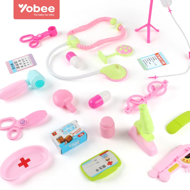Yobee Play Doctor Nurse Toy Medical Kit Pretend Kids Stethoscope Toys Gift for Children Girl Boy | Игрушки и хобби