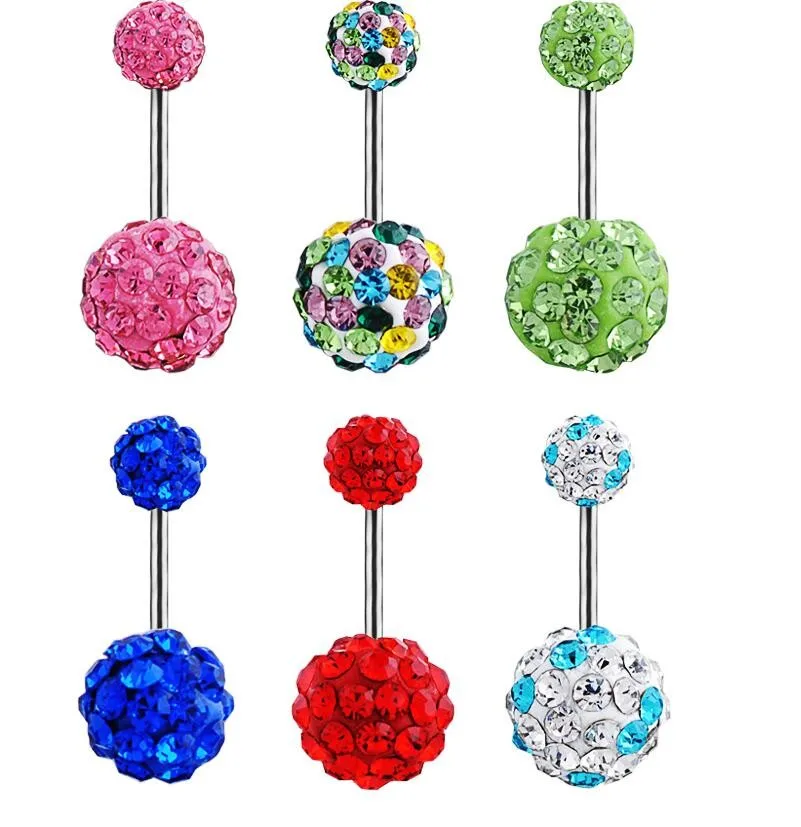 

rhinestone belly button ring Navel piercing eyebrow rings tragus body jewelry piercing ombligo belly bar percing nombril