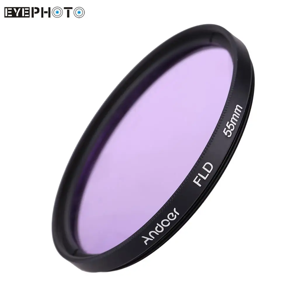 Andoer 55mm UV+CPL+FLD+ND Photography Filter Kit Set Fluorescent