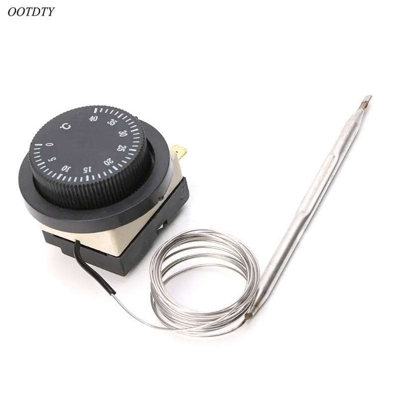

OOTDTY 0-40 Celsius Temperature Control Switch Capillary Thermostat Automatic Sensored Switch