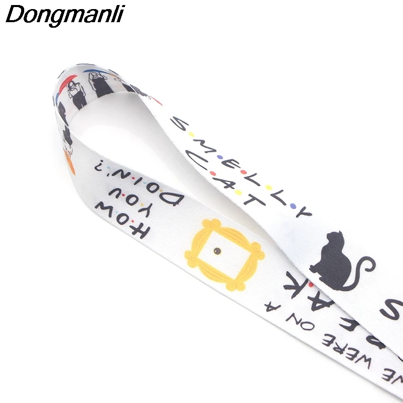 P3087 Dongmanli значок на цепочке для ТВ шоу друзей идентификационный веревка брелок
