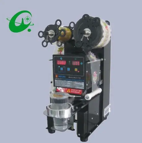 95mm Intelligent Fully automatic Cup Sealing Machine Capper Capping Machine Seamer Packing Machine With PP Paper