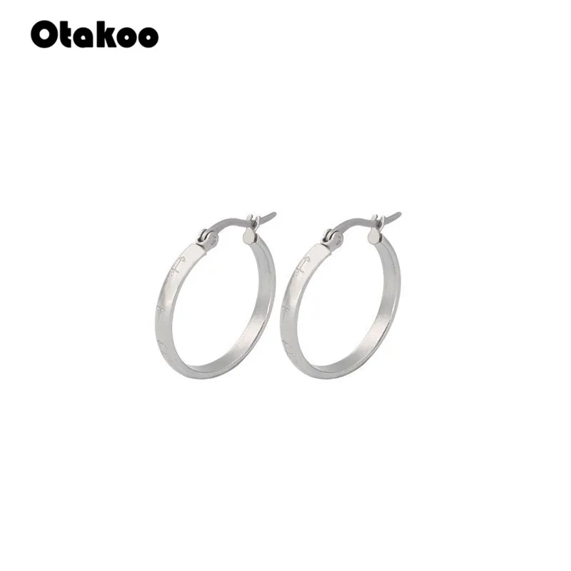Otakoo брендовые уникальные модные панк рок серебряные/Золотые маленькие круглые