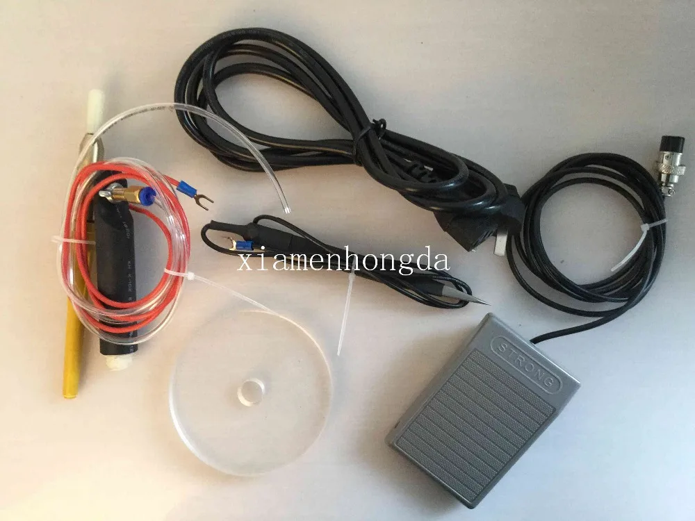Новинка! 110 V Профессиональный аппарат аргоновой-машина для стыковой сварки оплавлением с 1 шт. электрода AND1 ПК зажим ювелирные изделия золотого и серебряного цвета сварочный аппарат