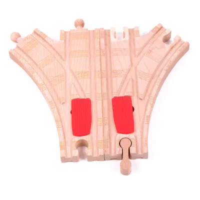 Christmas Gift 2 pcs Wooden Train Switch Track fit Thomas and Brio Educational Boy Toy / Kids 3041 |