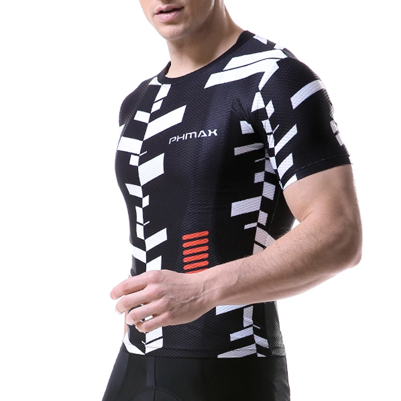 PHMAX Pro Superlight велосипед циклические базовые слои сетка для волос горный велосипед короткий рукав рубашка быстросохнущие велосипедные майки