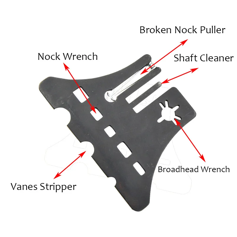 1 Piece 5 In 1 Arrow Nock Puller Install Blade Arrow Clear Glue Adjust