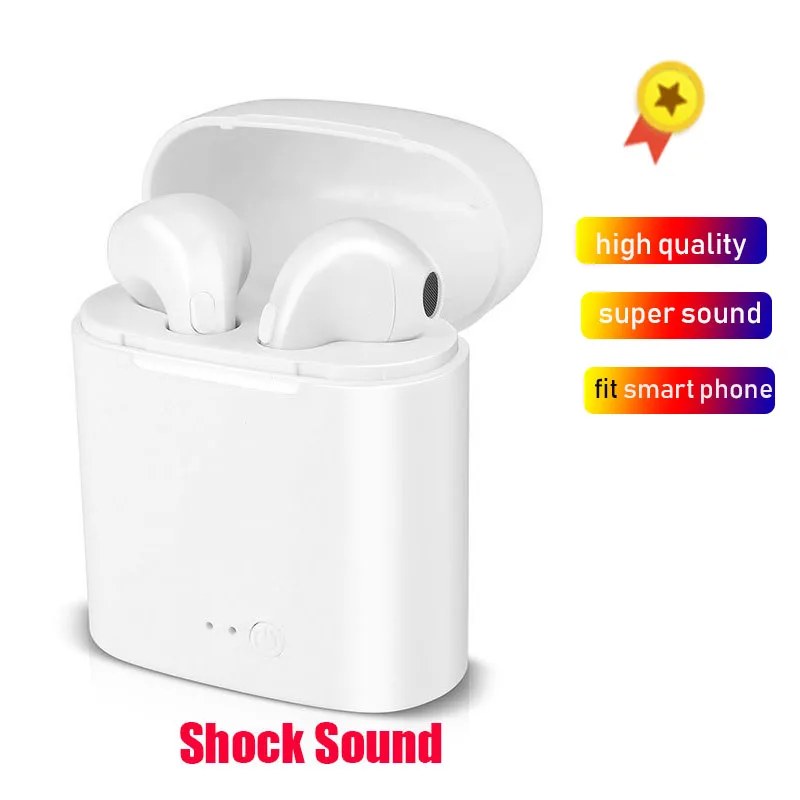 

i7s tws Mini Bluetooth Earphone Headphones pk i10 i12 i13 i20 TWS Wireless Headphone Headset Earphones in Ear Earbuds for phone