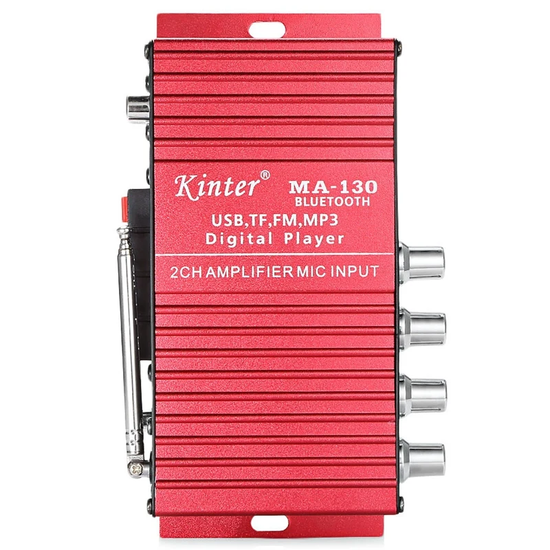 Kinter Ma 130 2Ch Bluetooth стерео автомобильный аудио цифровой усилитель мощности поддержка Mp3 Fm мини Домашние усилители для автомобиля мотоцикла Бо