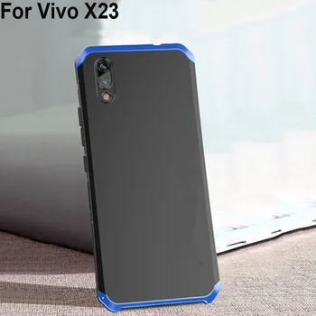 

Cases For Vivo X23 Case Hard Back PC Metal Bumper Business cover Phone Case 6.41'' For Vivo X 23 VivoX23 V1809A Metal shell