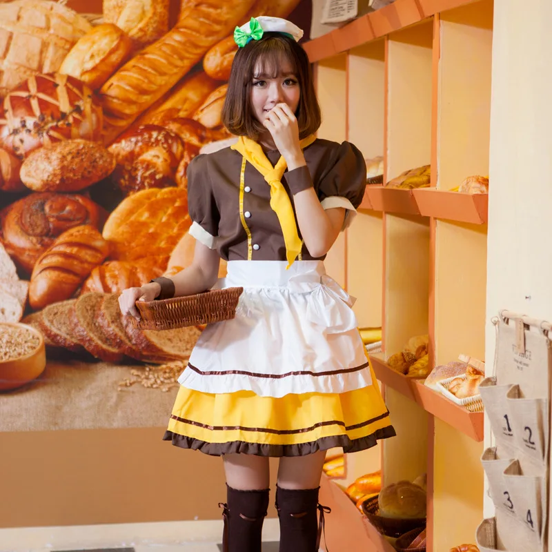 Горячая Распродажа 2018 года! Японское аниме Koizumi Hanayo Love Live горничная униформа