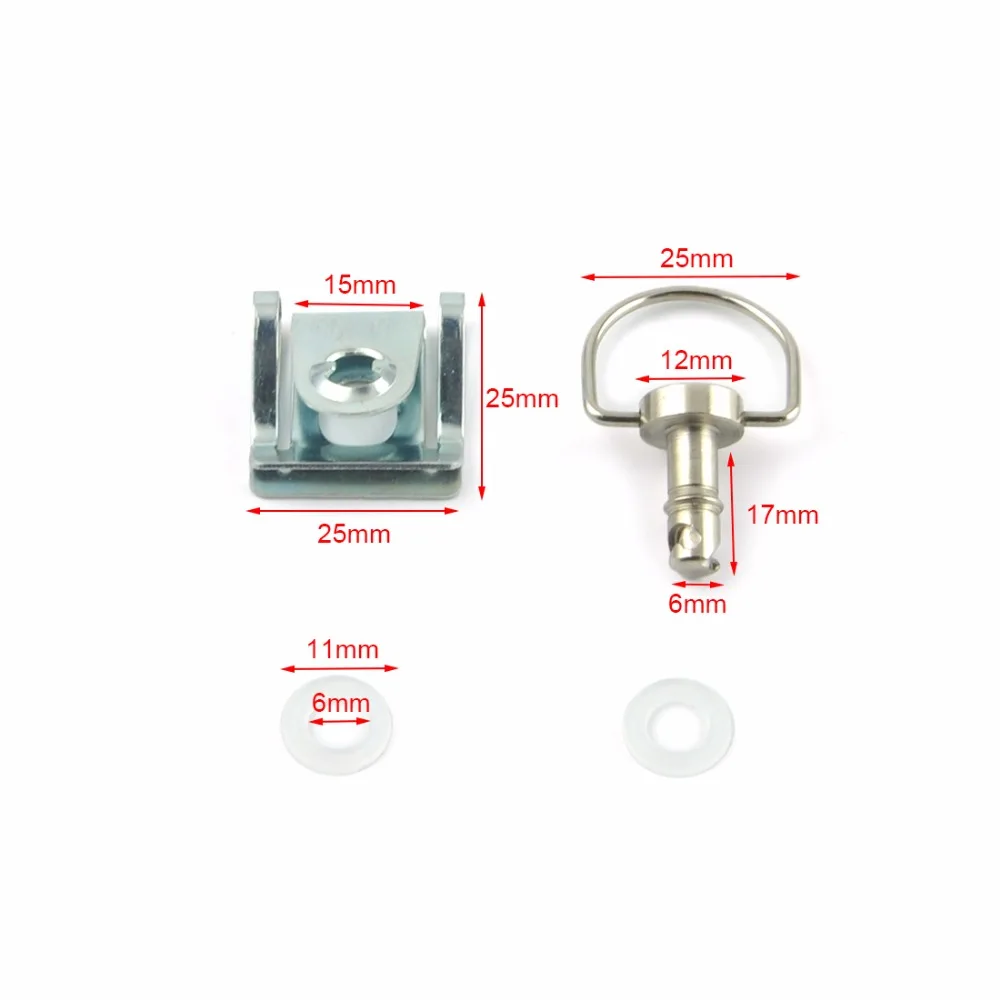 17 мм Быстроразъемное d-кольцо Поворотная гонка обтекатель крепеж Универсальный Для Honda для BMW для DUCATI Для YAMAHA аксессуары для мотоциклов