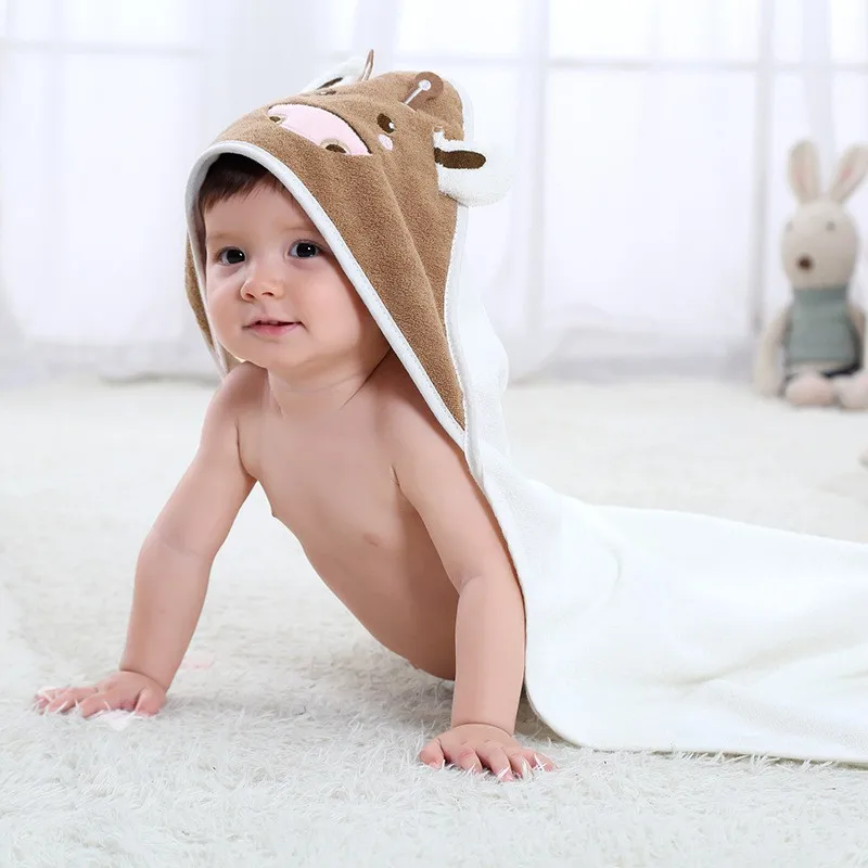 Новорожденных Одеяло s Ванна Полотенца мультфильм милый ребенок плащ Полотенца ребенок держит новорожденного, завернутый фотографии