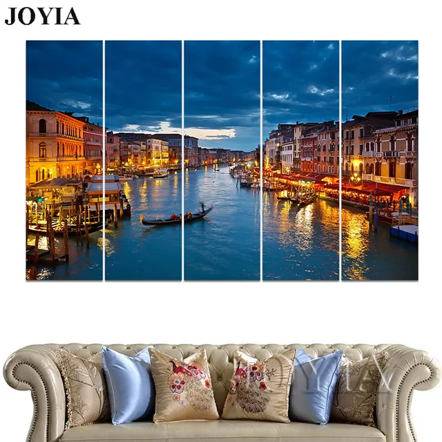 3 4 5 Piece Wall Art Grand C Blue Night Venice Photo Decor 3 4 5 Piece Wall Art Grand C Blue Night Venice Photo Decor