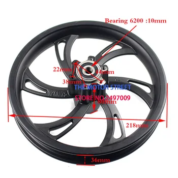 

High quality front wheel 12x1.75 wheel hub use for 12 1/2 X 2 1/4 12 1/2x2.75 Tire inner tube fits Many Gas Electric Scooters
