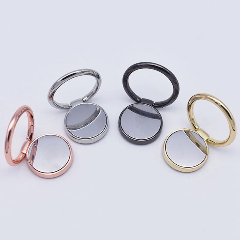 360 Degree Rotating Metal Phone Ring Bracket Holder Stand Mirror For IPhone 8 X XR SamSung S10 S9 Xiaomi 9 8 7 Redmi Note 7