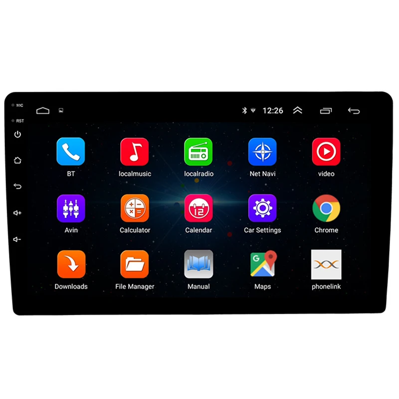  9-Inch Android 8.1 Car Gps Multimedia Universal Navigation Head With Reverse Rear Camera For Any Mo