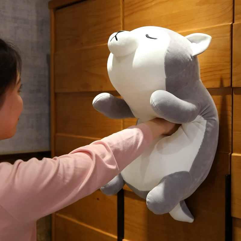 1 шт. Новинка 35 75 см Kawaii husky dog плюшевая игрушка мягкая детская с животными
