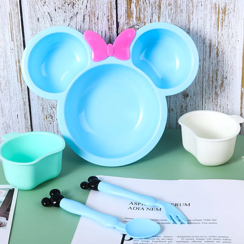 5pcs/set Baby Cute Cartoon Eating Food Tableware Kids Dinner Plate Toddler Feeding Dishes Baby Children Training Bowl Spoon Fork 5pcs/set Baby Cute Cartoon Eating Food Tableware Kids Dinner Plate Toddler Feeding Dishes Baby Children Training Bowl Spoon Fork