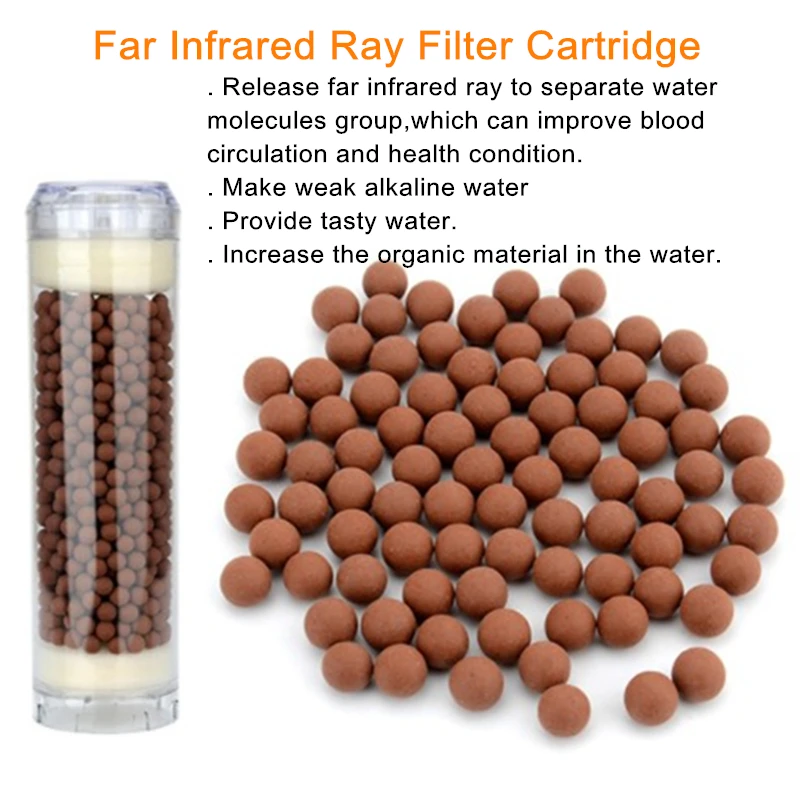 Maifan Камень Дальний инфракрасный диапазон, турмалиновый Щелочной минеральной воды фильтр 10 дюймов смолы GAC угольный картридж для очистки воды