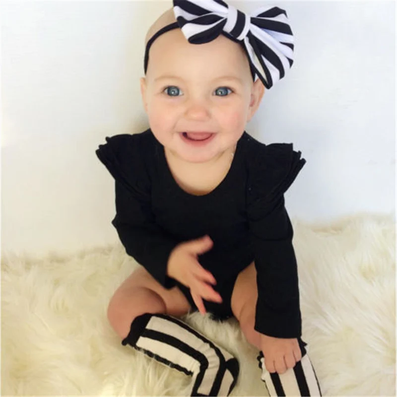 Cute 3Pcs Baby Girl Clothes Set Fall Cotton Newborn Baby Girl Bodysuit+Long Socks+Headband 2017 New Bebes Girls Clothing Outfits Cute 3Pcs Baby Girl Clothes Set Fall Cotton Newborn Baby Girl Bodysuit+Long Socks+Headband 2017 New Bebes Girls Clothing Outfits