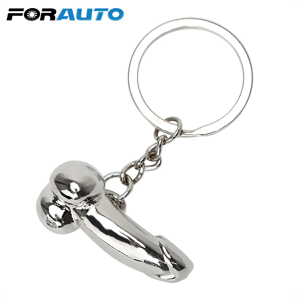 FORAUTO цинковый сплав авто брелок для ключей от автомобиля фаллоимитатор Брелоки
