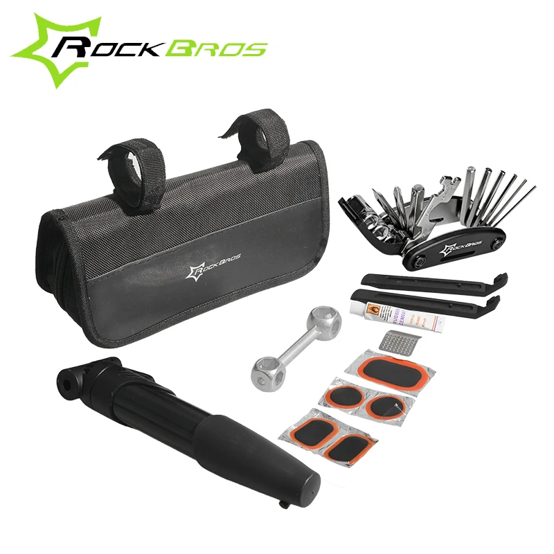 Rockbros мотоциклы мульти инструменты 16 в 1 дорожный горный велосипед инструмент для