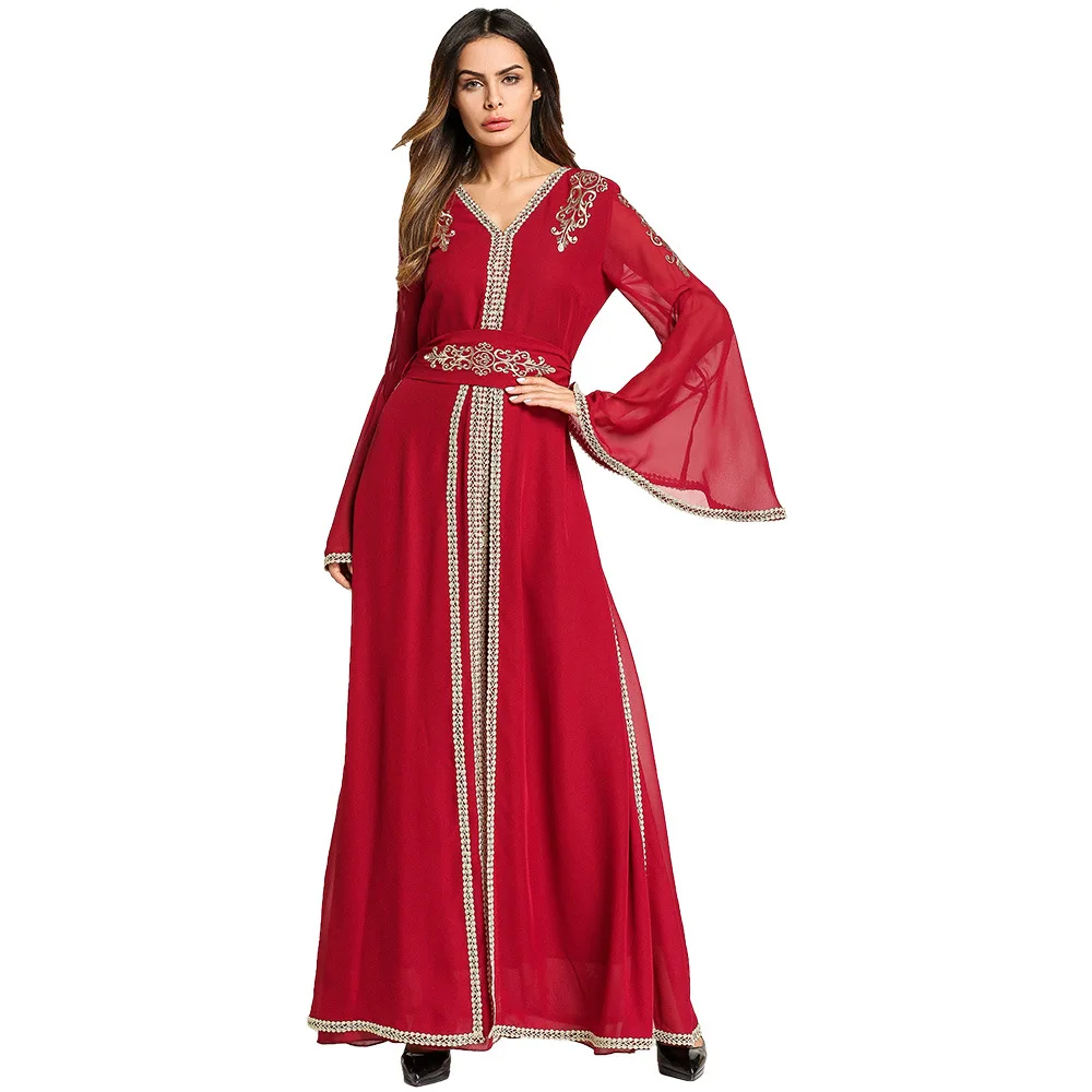 1865806 Reality Muslim Dress Women's Arabian Gown Middle East Dress