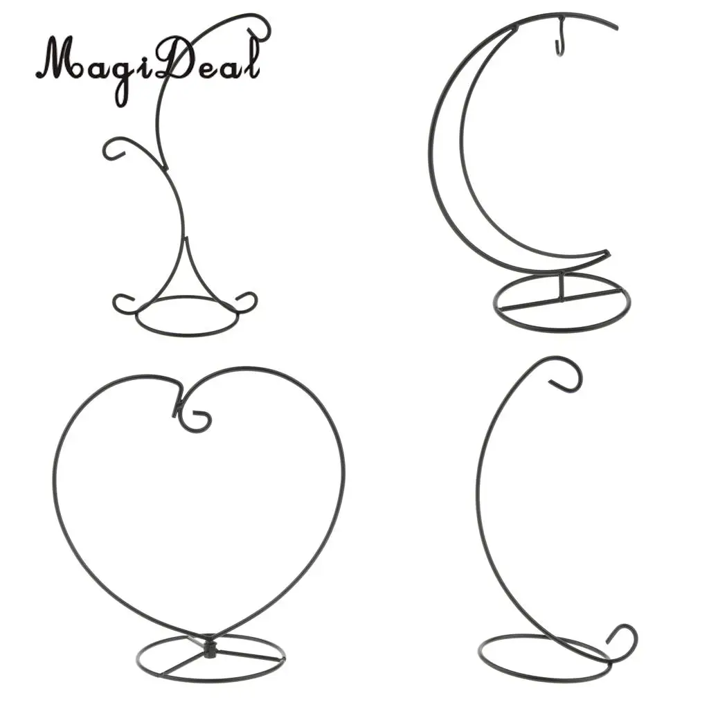 Exquisite Black Eyeglass Holder Stand Glasses Display Rack Hanging Bracket Home Decor Anti-Scratch