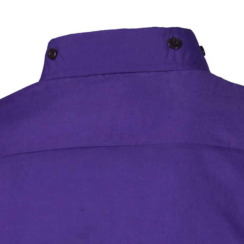 Бренд 2018 модная мужская рубашка с длинным рукавом Топы три пряжки дизайн простой цвет Мужская s Мужская классическая рубашка тонкая
