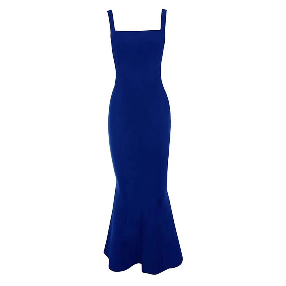 Liser новое летнее женское платье без бретелек Бандажное сексуальное обтягивающее платье элегантное вечернее оранжевое темно-синее черное платье Vestidos - Цвет: Тёмно-синий