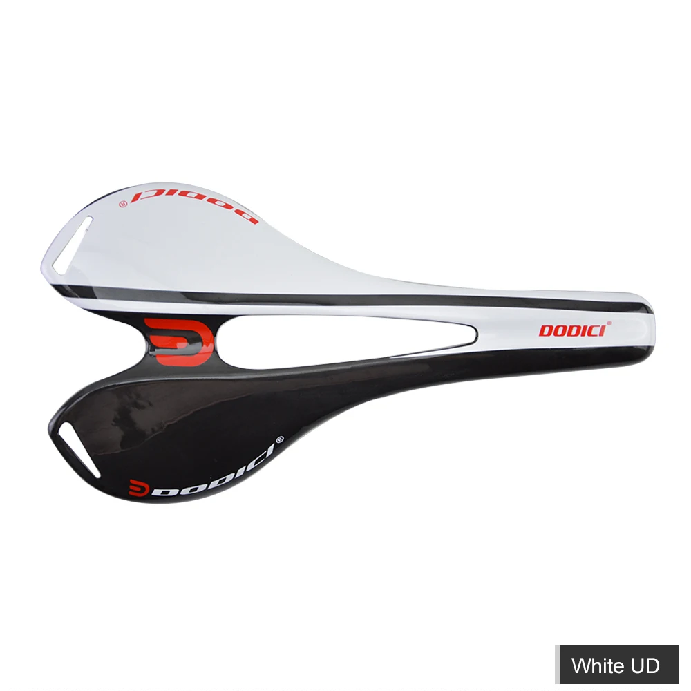 RXL SL Ultralight Carbon Fibre Saddle Bike Seat Saddle Carbon Bicycle Saddle Road/ MTB Bike Cycling Seat Cushion Bike Part RED - Цвет: White UD Gloss