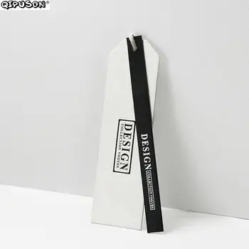 

PK021 custom shape tag design hang tag printing Custom gold foil hang tag kids labels clothes printed personal logo for clothing