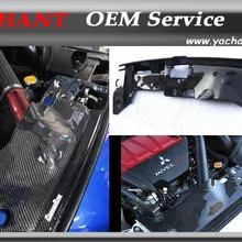 Автомобильный-Стайлинг углеродное волокно охлаждающая панель отделка Подходит для 08-13 Mitsubishi Lancer Evolution Cz4a EVO X EVO 10 OEM стиль охлаждающая панель