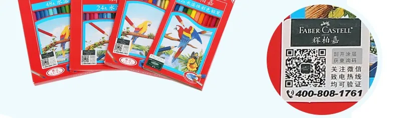 Faber-castell 48 цвет секретный сад раскраска водой водорастворимым цветным карандашом пенал комплект школьных принадлежностей для детей Adlut расслабиться канцтовары