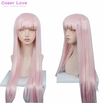 

Kaguya-sama: Love is War Fujiwara Chika Lavender Pink Purple Long straight cosplay headwear Halloween Christmas Carnival party