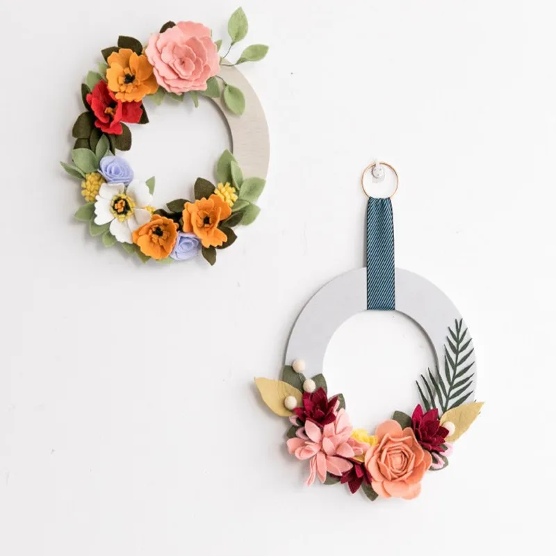 

Original design bedroom wall wall hanging flower Nordic retro wall decoration homestay Free shipping