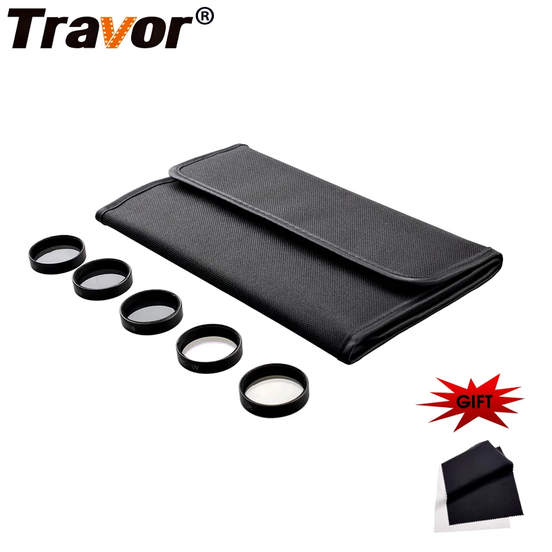 

Travor Camera Filter ND Filter Polarizing Filter CPL+ND4+ND8+ND16+MCUV Kit For Phantom 3 4 Gift Microfiber Cleaning Cloth*2