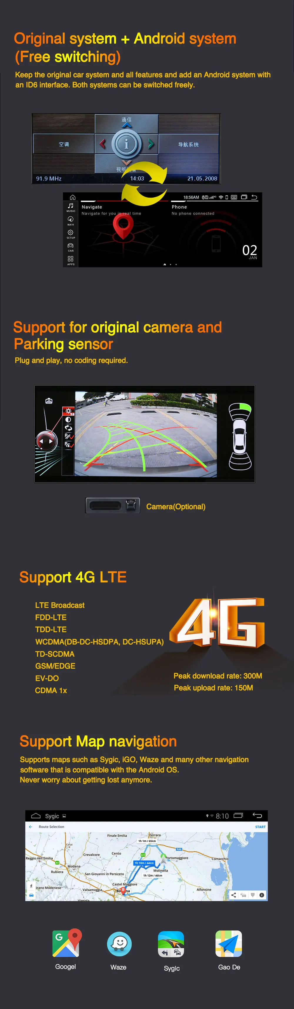 Top 10.25"Android 9.0 Eight-Core  4G+64G  IPS screen CIC Car multimedia for BMW X1 E84 GPS navigation Head unit Bluetooth IDRIVE 2