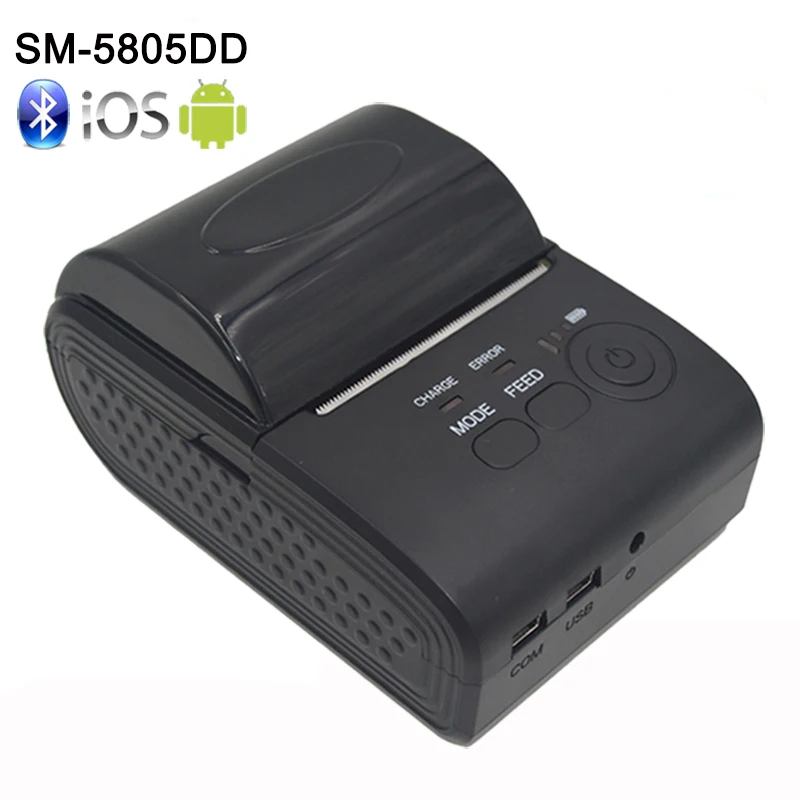 New Arrival ZJ - 5805 58mm Bluetooth 4.0 Android 4.0 POS Receipt Thermal Printer Bill Machine for Supermarket EU / US / UK PLUG New Arrival ZJ - 5805 58mm Bluetooth 4.0 Android 4.0 POS Receipt Thermal Printer Bill Machine for Supermarket EU / US / UK PLUG